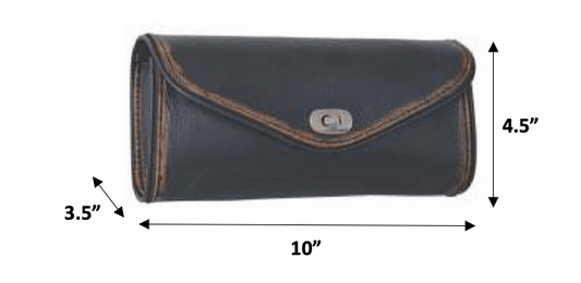 Unik International Hard Leather Windshield Bag - Flyclothing LLC