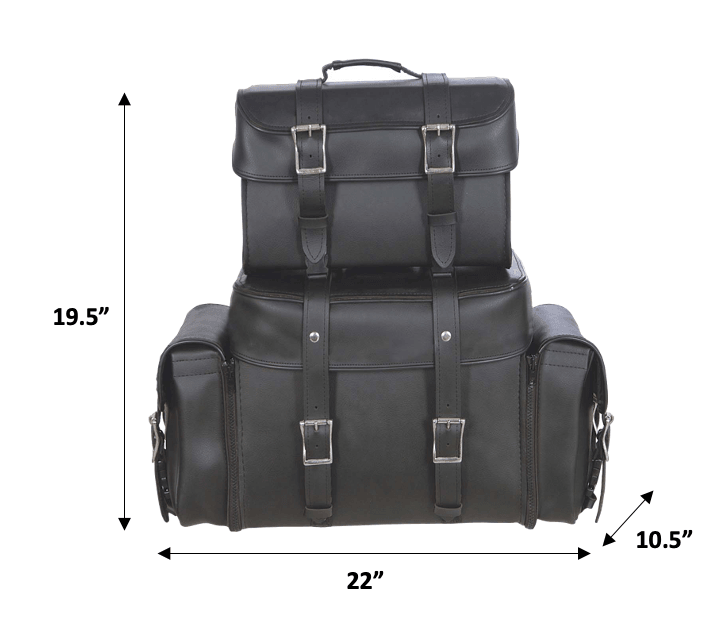 Unik International Black PVC Travel Bags - Flyclothing LLC