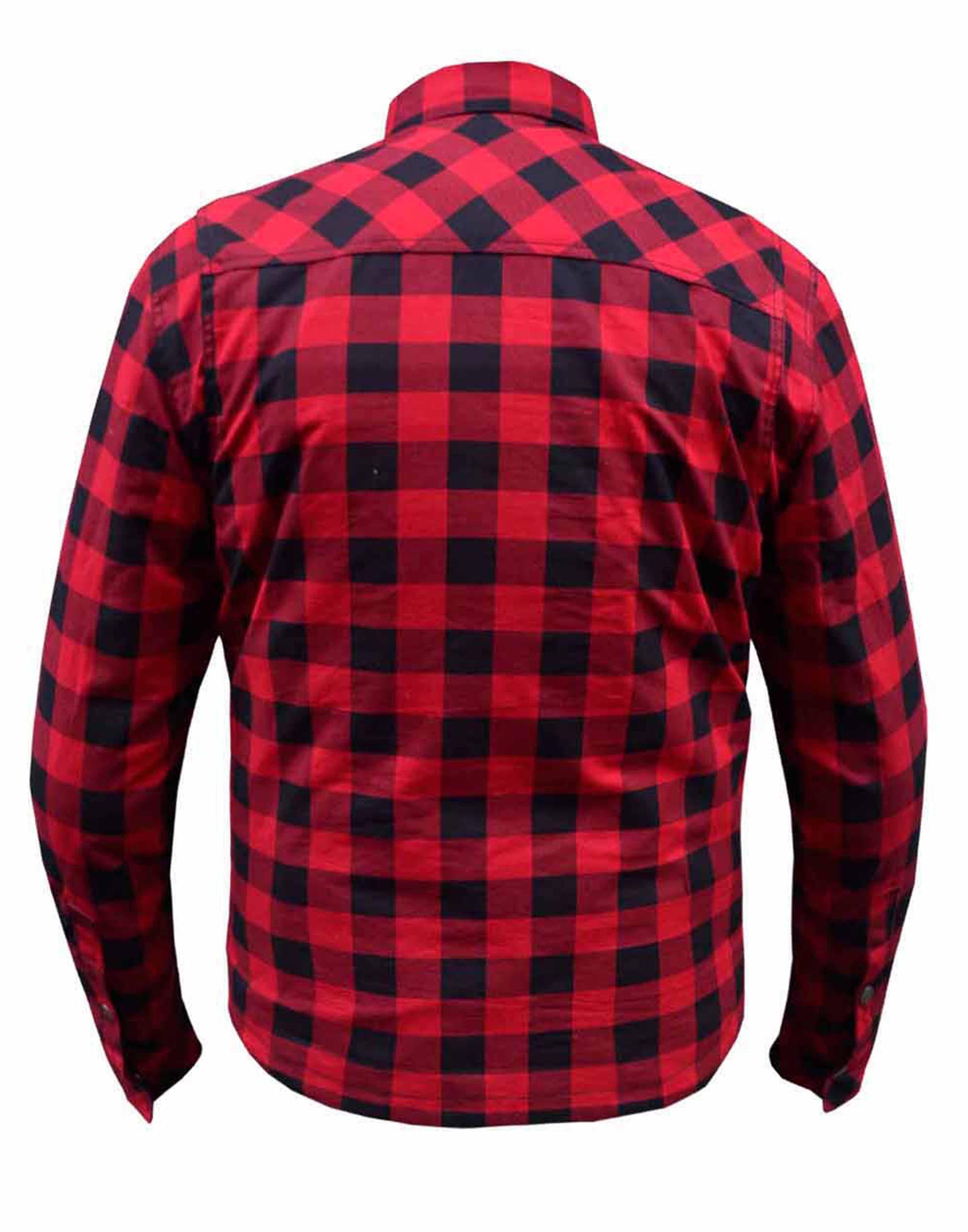 Unik International Mens Black and Red Riding Flannel - Flyclothing LLC