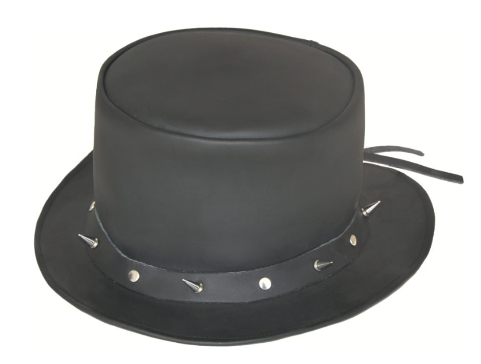 Unik International Mens Premium Leather Top Hat