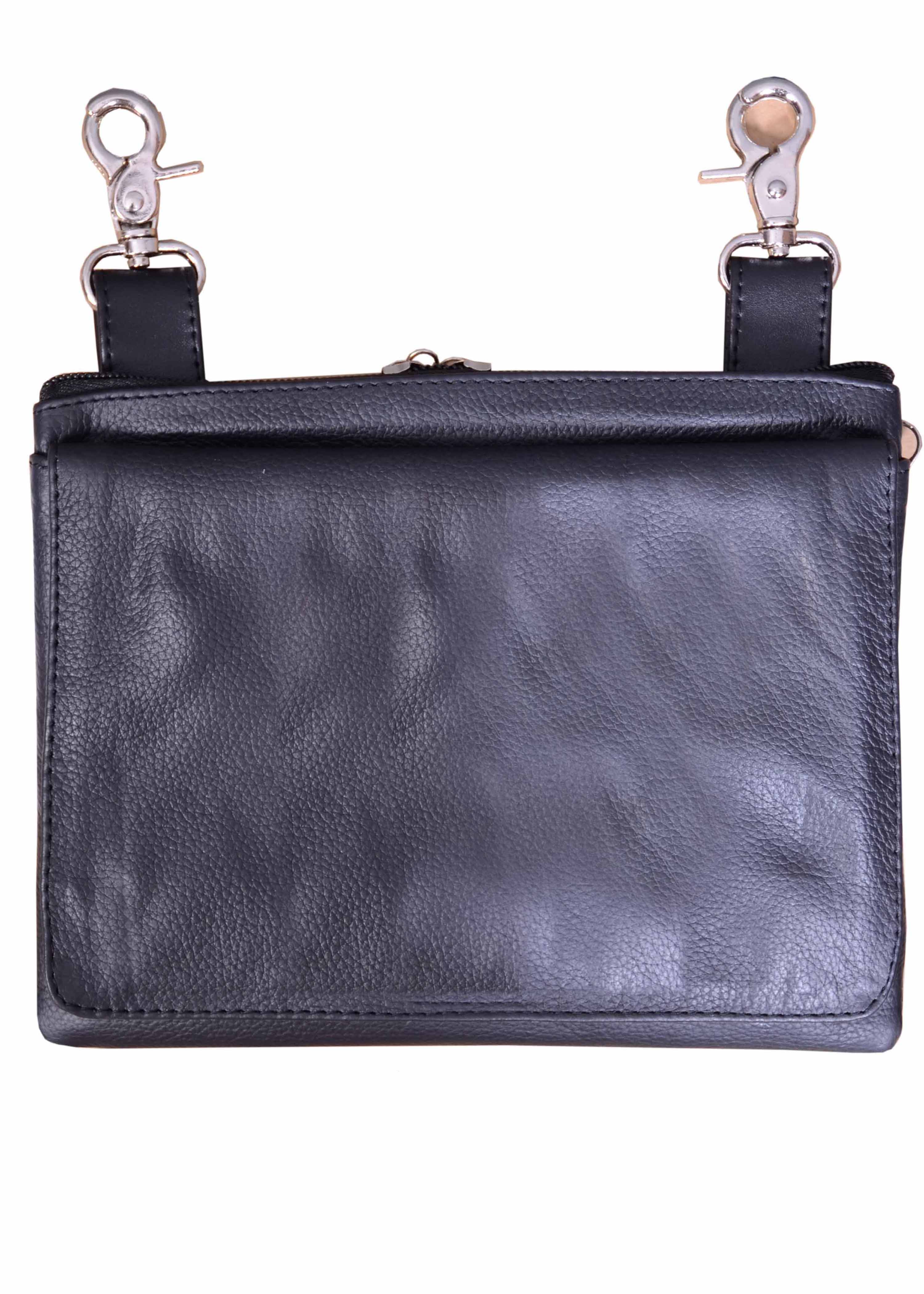 Unik International Black Ladies Clip on Bags