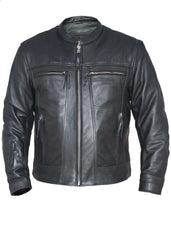 Unik International Mens Ultra Leather Jacket