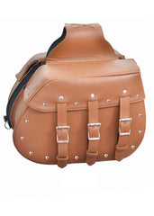 Unik International Hard Leather Saddle Bag