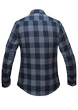 Unik International Ladies Black and Gray Flannel Shirt - Flyclothing LLC