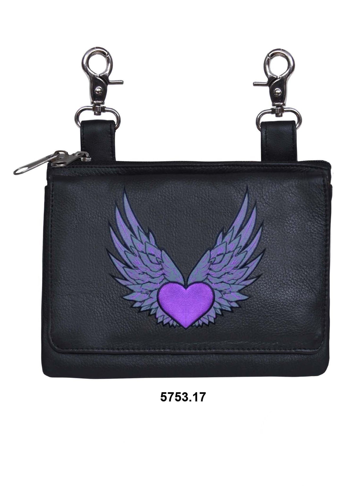 Unik International Purple Ladies Clip on Bags