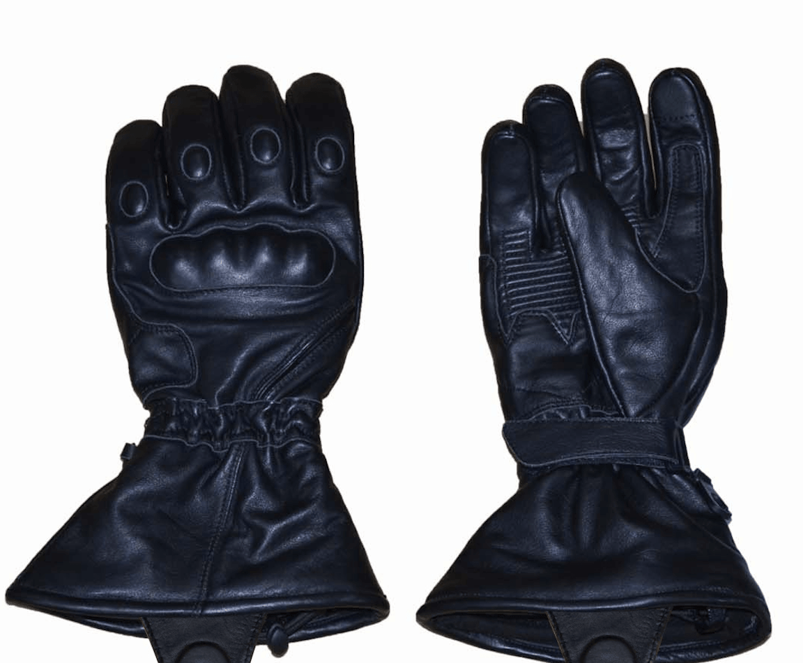 Unik International Mens Gauntlet Leather Gloves