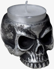 The Vault Skull Tea Light Holder - Alchemy Gothic