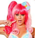 Roma Costume Pink Wig - Flyclothing LLC