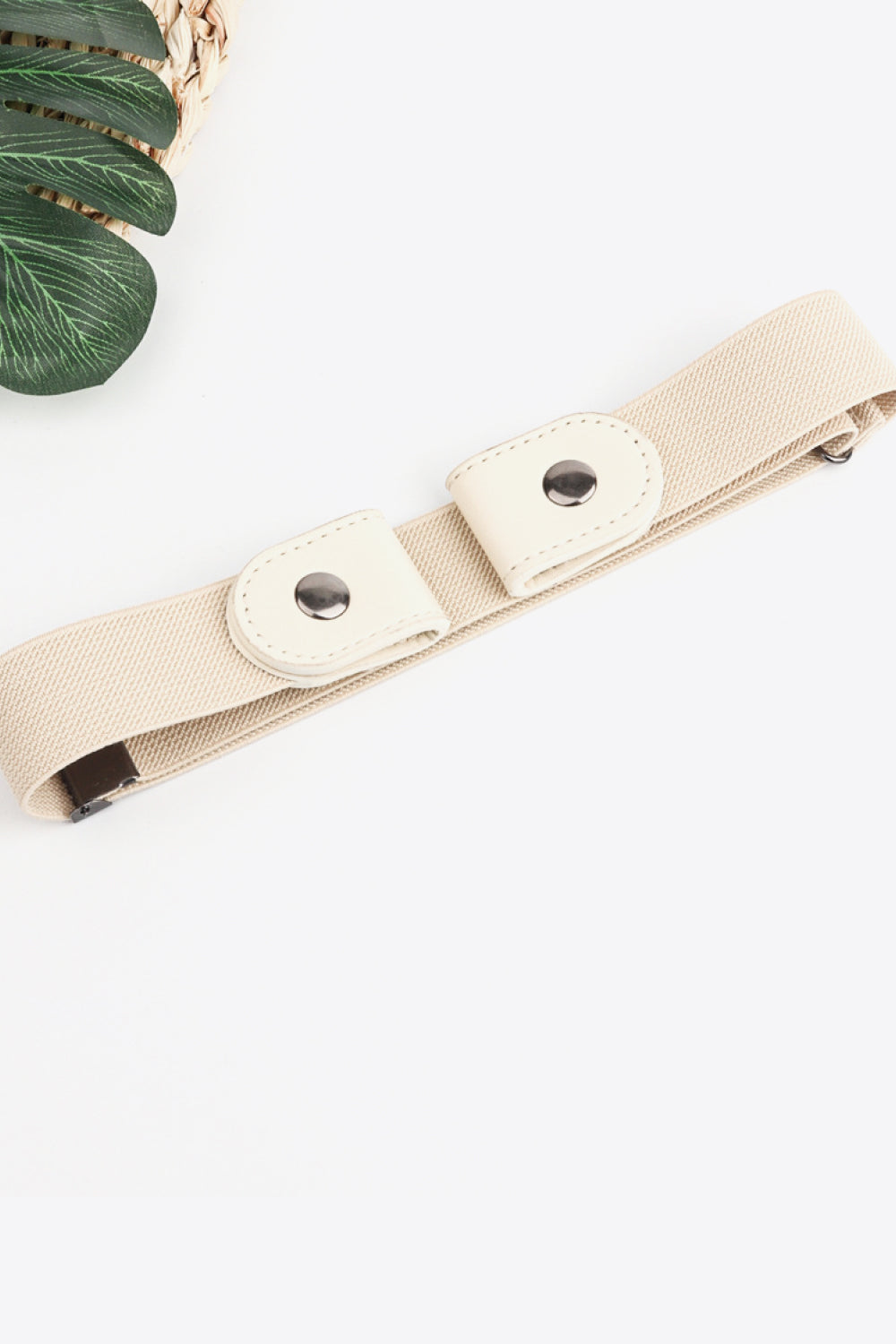 PU Elastic Snap Closure Belt - Flyclothing LLC