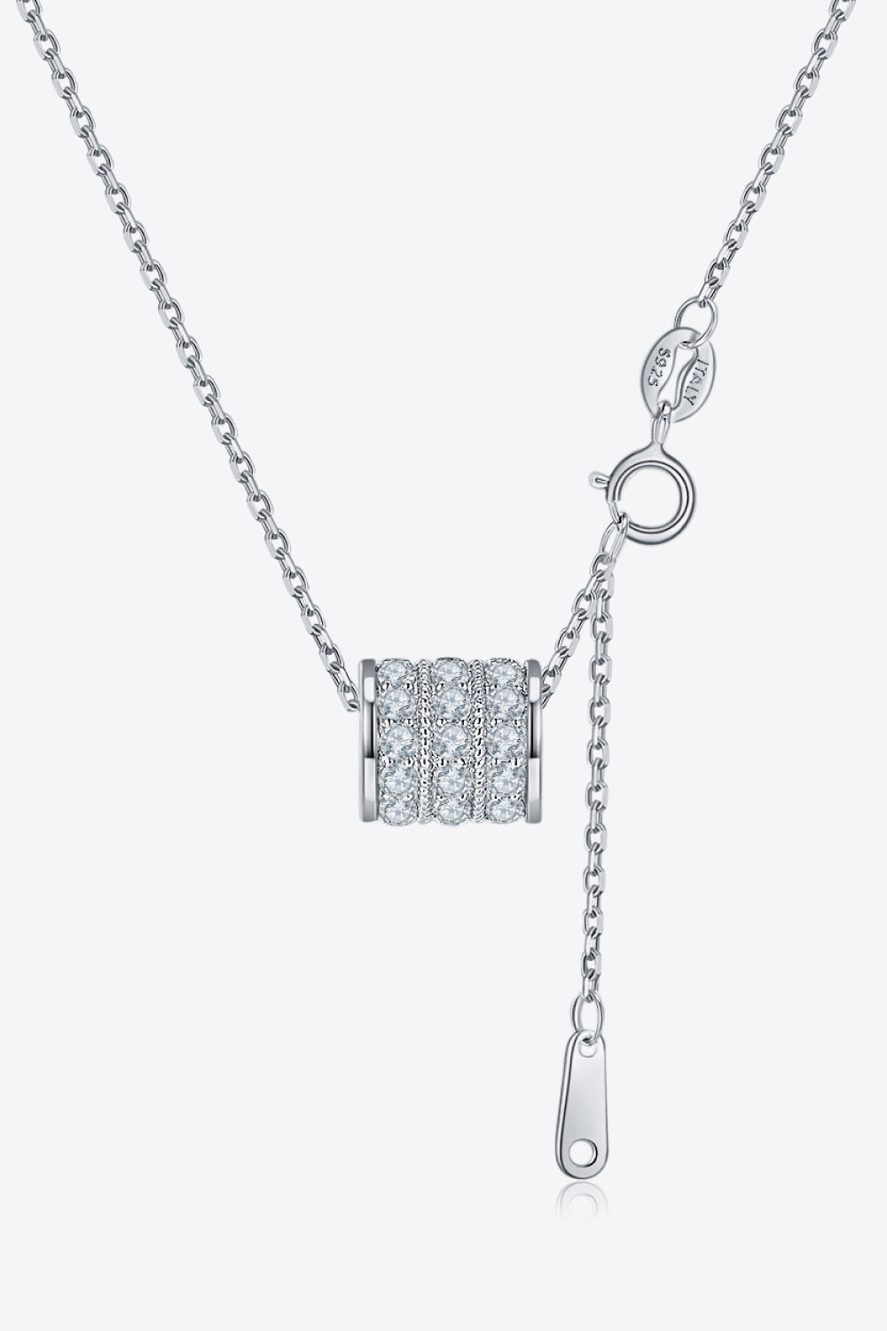 Moissanite 925 Sterling Silver Necklace - Flyclothing LLC