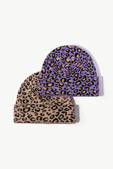 Leopard Pattern Cuffed Beanie - Flyclothing LLC