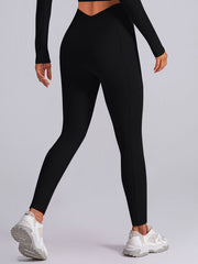 High Waist Active Leggings with Pockets - Flyclothing LLC