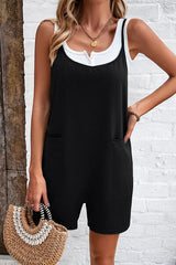 Spaghetti Strap Romper with Pockets - Flyclothing LLC