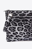 Leopard PU Leather Clutch - Trendsi