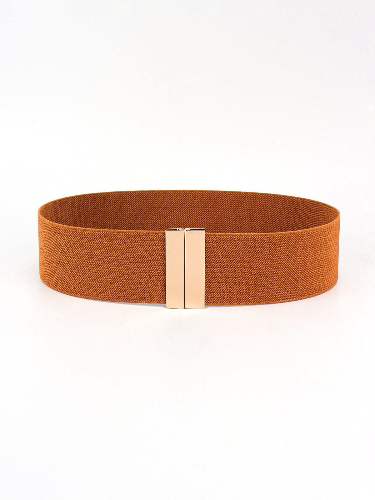 Alloy Buckle Elastic Belt - Trendsi