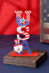 2-Piece Independence Day Letter Decor Ornaments - Trendsi