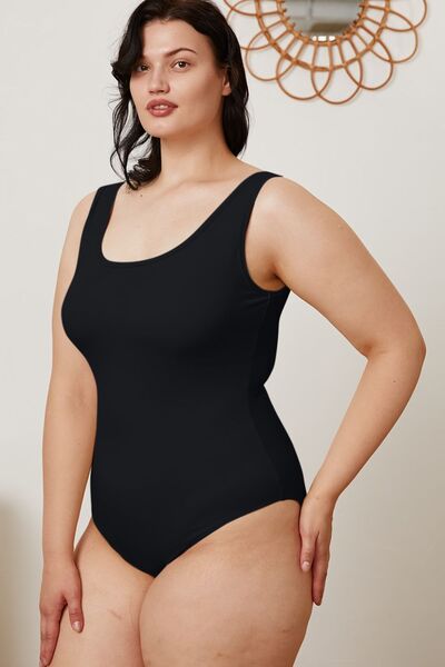 Basic Bae Full Size Square Neck Sleeveless Bodysuit - Flyclothing LLC