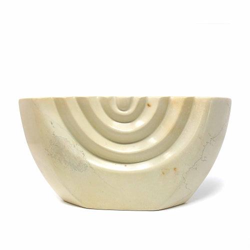 Soapstone White Menorah - Smolart - Flyclothing LLC