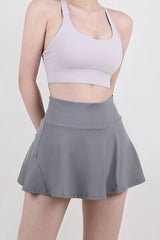 High Waist Pleated Active Skirt - Flyclothing LLC