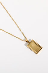 Stainless Steel 18K Gold-Plated Necklace - Flyclothing LLC