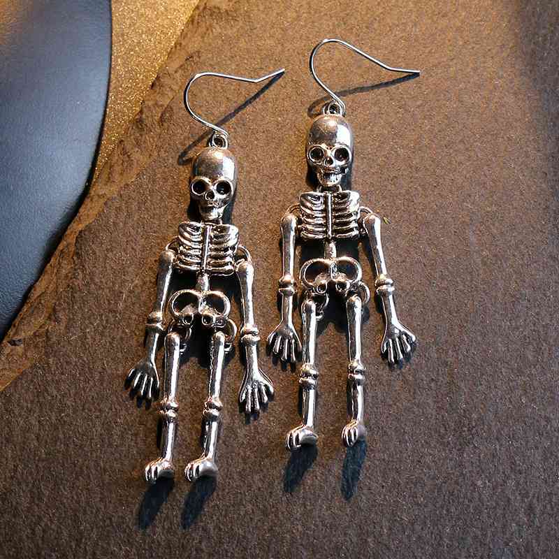 Skeleton Alloy Earrings - Flyclothing LLC