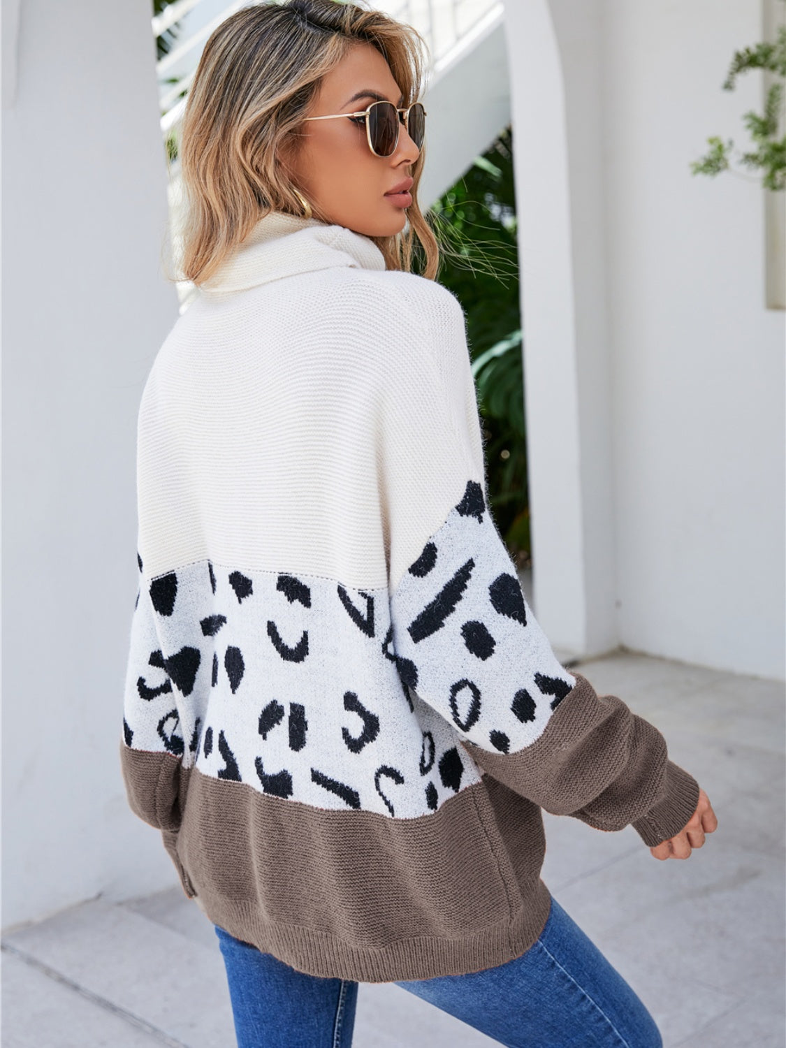 Louisville Printed Oversized Sweater