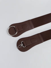 PU Elastic Wide Belt - Flyclothing LLC