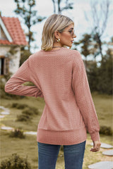 Square Neck Long Sleeve Blouse - Flyclothing LLC