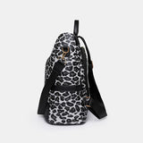 Leopard PU Leather Backpack Bag - Flyclothing LLC