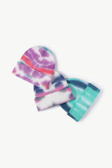 Tie-Dye Cuffed Knit Beanie - Flyclothing LLC