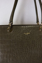 David Jones Texture PU Leather Handbag - Trendsi