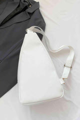 PU Leather Sling Bag - Trendsi