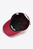 CREATE NEW LIFE Adjustable Cotton Baseball Cap - Trendsi