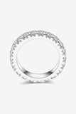 2.3 Carat Moissanite 925 Sterling Silver Eternity Ring - Flyclothing LLC