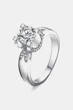 2 Carat Moissanite 925 Sterling Silver Ring - Flyclothing LLC