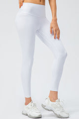 Wide Waistband Slim Fit Active Leggings - Flyclothing LLC