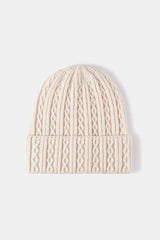 Mixed Knit Cuff Beanie - Flyclothing LLC