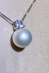 Freshwater Pearl 925 Sterling Silver Necklace - Flyclothing LLC