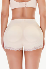 Full Size Lace Trim Shaping Shorts - Trendsi