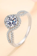 Feel The Joy 925 Sterling Silver Moissanite Ring - Flyclothing LLC