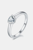 Moissanite 925 Sterling Silver Solitaire Ring - Flyclothing LLC