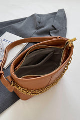 PU Leather Shoulder Bag - Trendsi