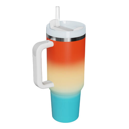 Gradient Multicolor Stainless Steel Tumbler - Flyclothing LLC