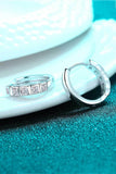 Always Chic Sterling Silver Moissanite Huggie Earrings - Flyclothing LLC