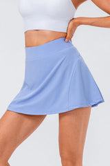 High Waist Pleated Active Skirt - Flyclothing LLC