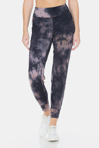 Leggings Depot Tie-Dye High Waist Cropped Leggings - Flyclothing LLC