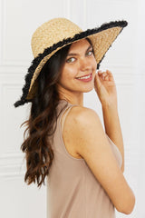 Fame Sunshine Straw Fringe Hat - Flyclothing LLC