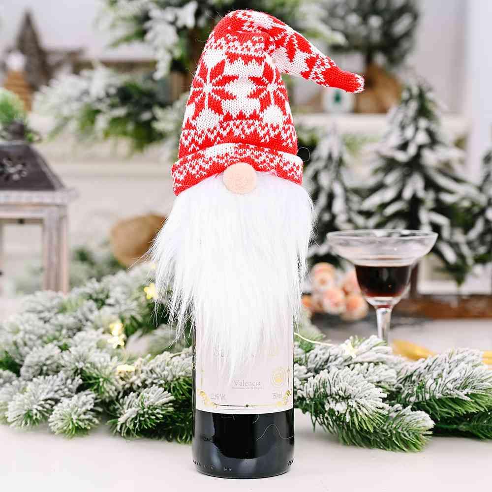 Assorted 2-Piece Wine Bottle Covers - Trendsi