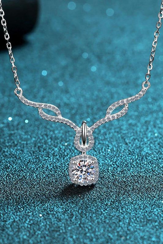 Right On Trend Moissanite Pendant Necklace - Flyclothing LLC