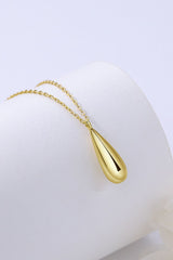 18K Gold-Plated Pendant Necklace - Flyclothing LLC